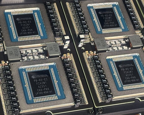 Nvidia's Groq 3 chips at the company's GTC conference in San Jose, California, US, March 17, 2026