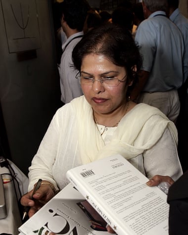 Ayesha Siddiqa, signing her book Military Inc.