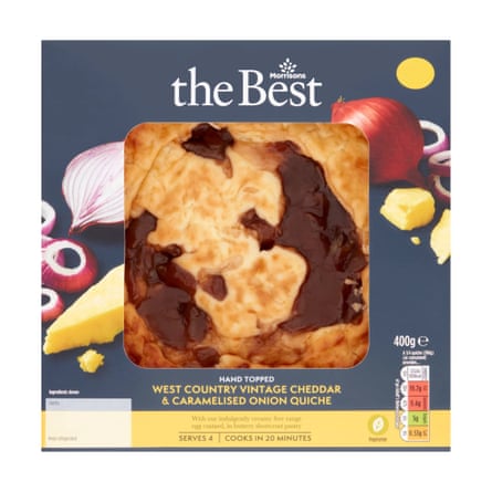 Morrisons The Best Vintage Cheddar & Caramelised Onion Quiche