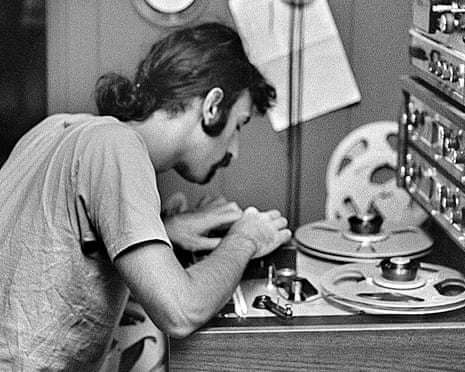 Frank Zappa during Hot Rats sessions
