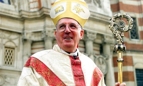 Cormac Murphy O’Connor on his investiture as archbishop of Westminster, at Westminster Cathedral, 2000.
