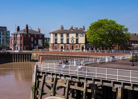 The Minerva is by Hull’s marina.