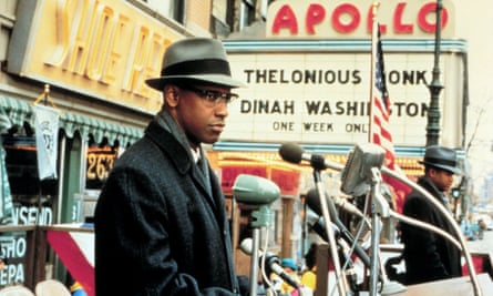 Denzel Washington in Malcolm X.