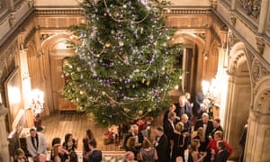 Christmas Party at Highclere Castle.