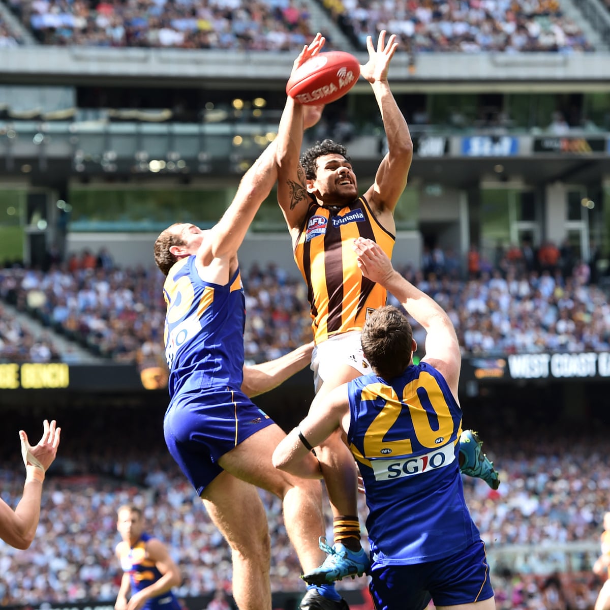 Afl Grand Final Hawthorn Defeat West Coast Eagles By 46