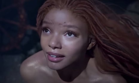 The film won’t be properly evaluated on its merits until all the noise has died down …Halle Bailey in The Little Mermaid.