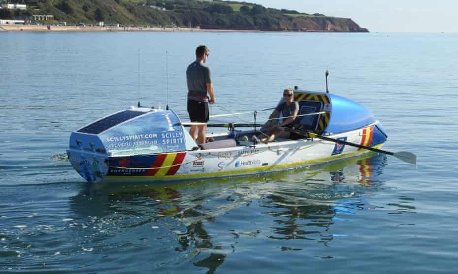 Married doctors Adam Baker and Charlie Fleury, both 31, are competing in the Talisker Whisky Atlantic Challenge.