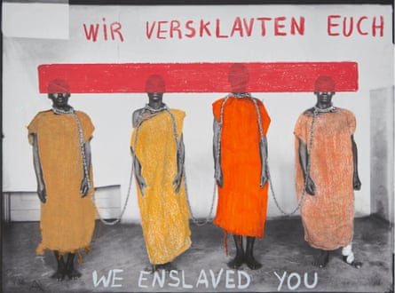 We Enslaved You by Marcelo Brodsky, from the series Traces of Violence, 2021.