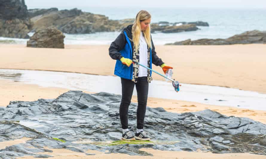Top pick: Emily Stevenson received a Diana award for her work cleaning up the beaches.