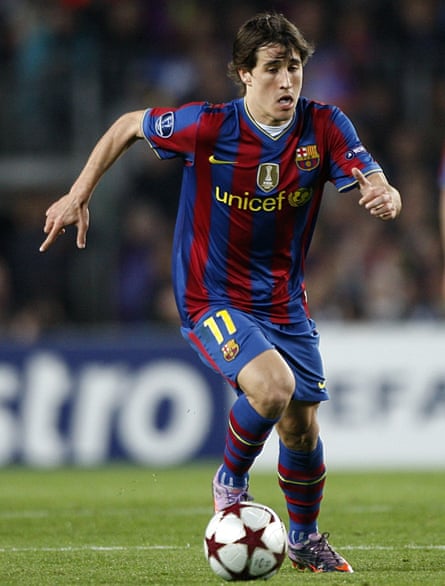 Bojan Krkic in action for Barcelona