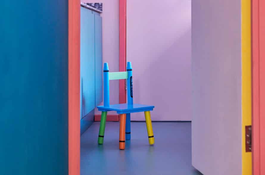 Bright interior shot of the house of Tamsin Chislett and her partner Max Lines