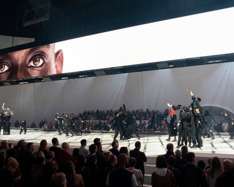 Free Your Mind, with stage design by Es Devlin, at Aviva Studios, Manchester, November 2023.