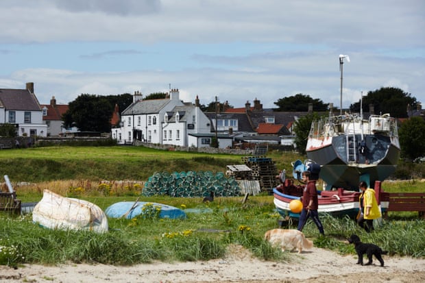 About 160 people are permanent residents on Lindisfarne, whose tidal patterns limit access to the island.