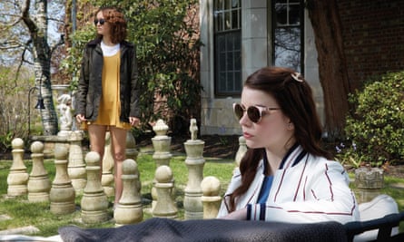 Olivia Cooke and Anya Taylor-Joy in Thoroughbreds.