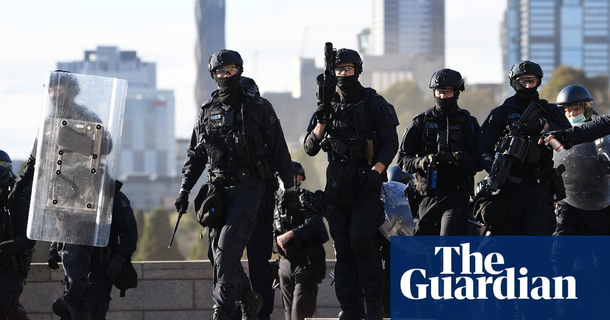 Arrest footage and teargas raise concerns about Victoria police’s use of force to quell protests