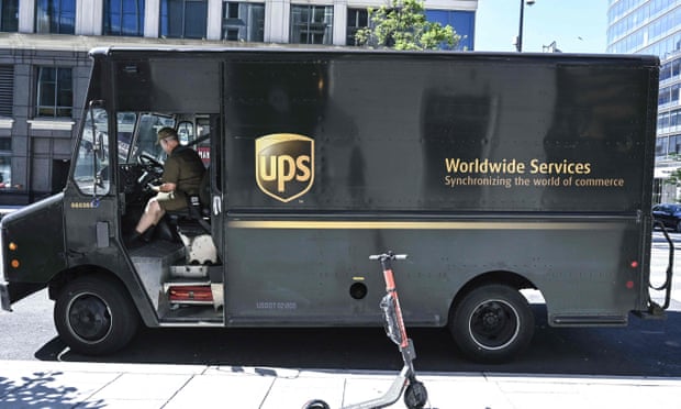 UPS said the driver who was overcome by heat had recovered. 