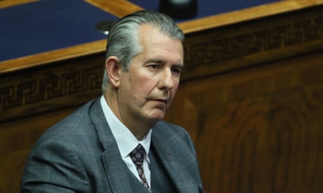 Edwin Poots in the Stormont assembly
