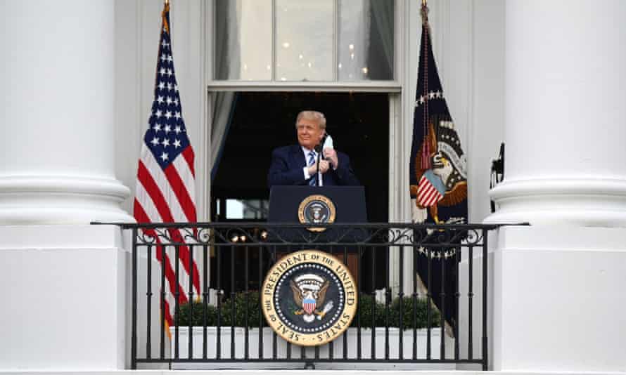 Trump Returns To Public Events With Law And Order Speech At White House Donald Trump The Guardian
