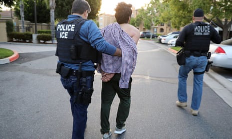 US Immigration and Customs Enforcement (ICE) arrest man