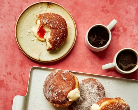Benjamina Ebuehi’s strawberry custard doughnuts.