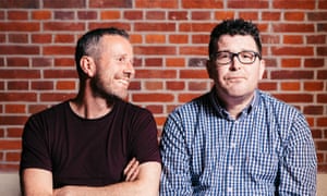Football Weekly - Max Rushden and Barry Glendenning, photographed for The Guardian, 22/05/2018.
