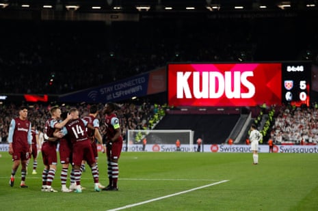 It’s another brilliant goal by Mohammed Kudus and West Ham.