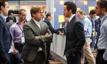 Steve Carell and Ryan Gosling in The Big Short