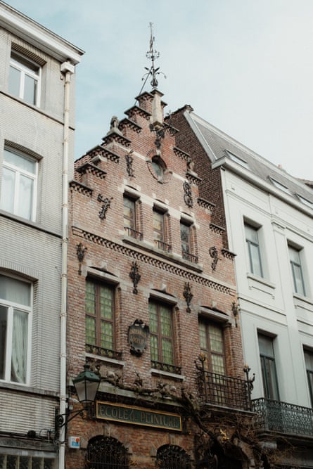 The gothic facade of the Van der Kelen.