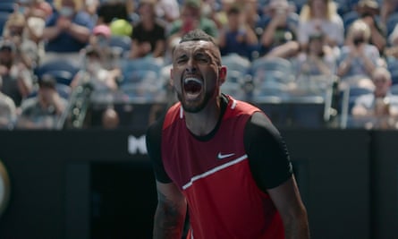 Tennis player Nick Kyrgios in Netflix’s Break Point.