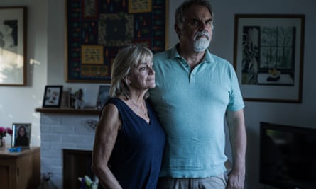 Karen and Simon Lawrence at home in Petersfield