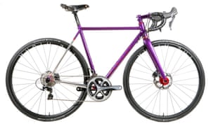 Elle’s Purple One: one of the Hartley’s custom frames