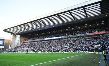 Coventry City fans in the away end before kick off.