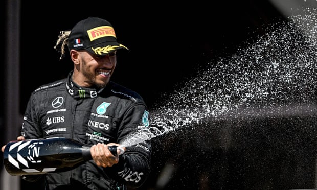 Lewis Hamilton secured his best finish of the season in the French Grand Prix at Circuit Paul Ricard, coming second to Max Verstappen.