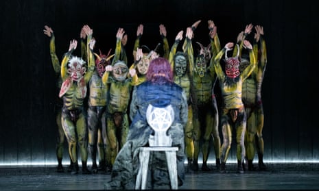 Devilish choir … Christopher Purves as Mephistopheles in The Damnation of Faust at Glyndebourne.