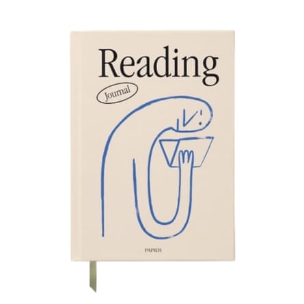 Papier Nose in a Book Reading Journal