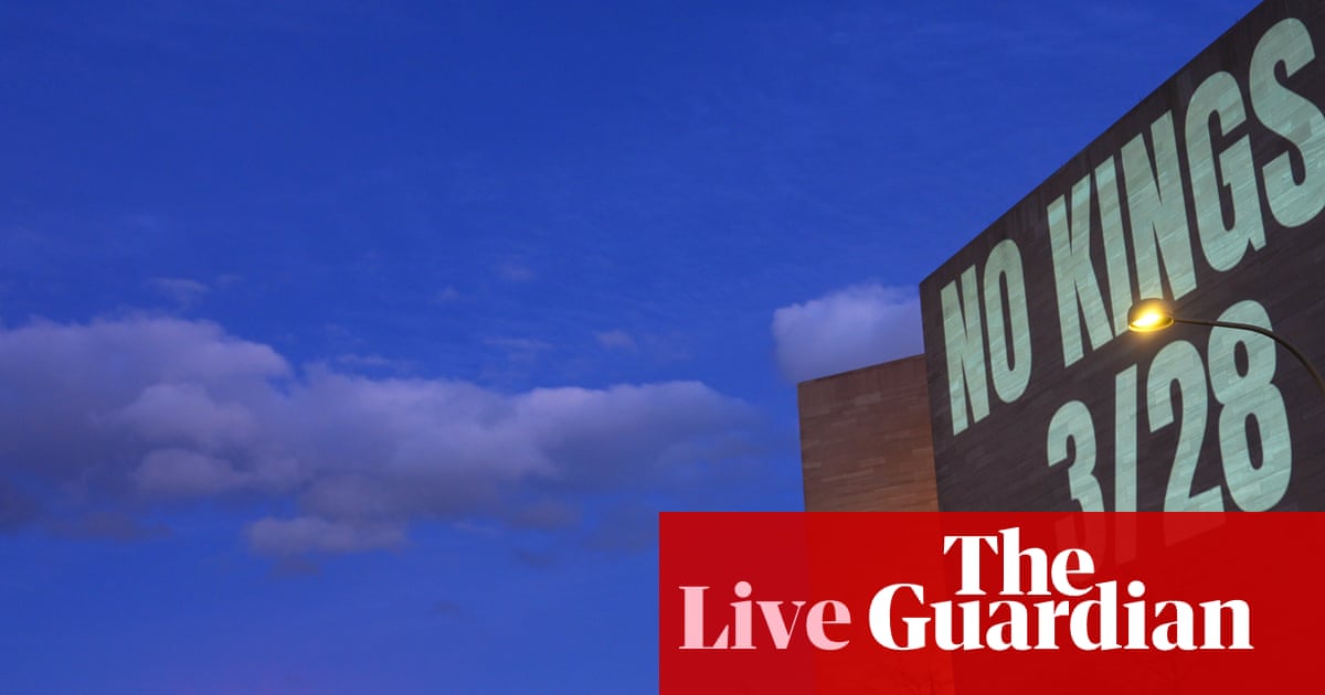 No Kings protest live updates: millions of people across the US expected to rally against Trump administration