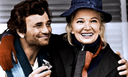 Rowlands with Peter Falk in A Woman Under the Influence.