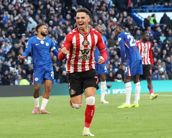 Sunderland flying high after stunning Chelsea with injury-time Talbi winner