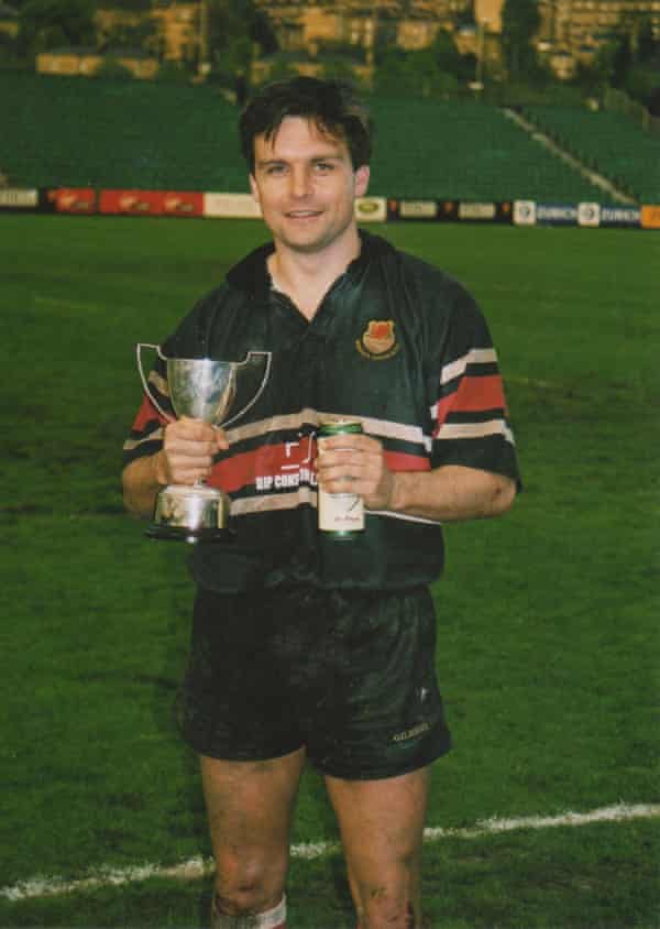 Richard Beard representing Midsomer Norton RFC in 2003.