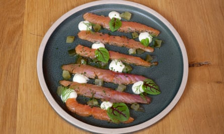 ‘There are brilliant orange ribbons of dried trout, with proper bite and flavour’: cured trout.