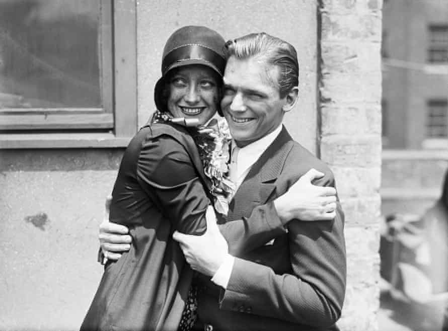 Hollywood actor Douglas Fairbanks on his wedding day to Joan Crawford