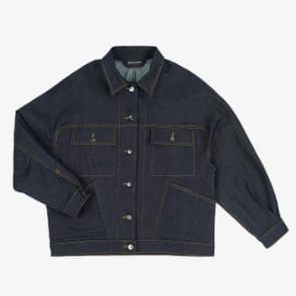 Community Clothing Jodie denim jacket, in indigo.