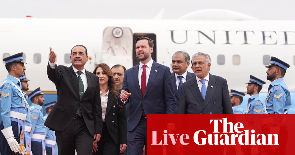 Middle East crisis live: US and Iranian envoys arrive in Islamabad for conditional peace talks