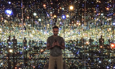 Yayoi Kusama S Infinity Mirrors Reignites Art S Selfie Debate Yayoi Kusama The Guardian Yayoi Kusama S Infinity Mirrors Reignites Art S Selfie Debate Yayoi Kusama The Guardian