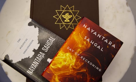 Books by Indian writer Nayantara Sahgal, who is among the writers to return awards from the Sahitya Akademi