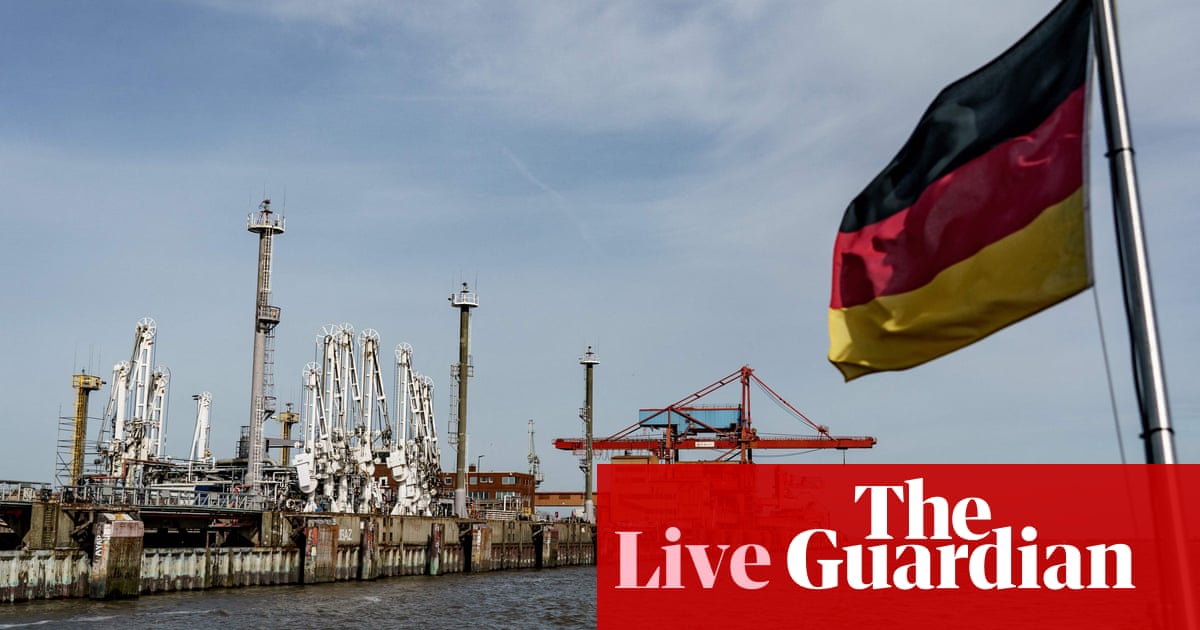 Germany ‘on brink of recession’ amid gas shortage fears; UK factory growth weakens – business live