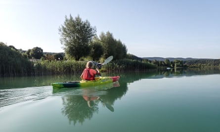 Kayaking in the Jura region