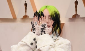US singer-songwriter Billie Eilish arrives for the 92nd Oscars