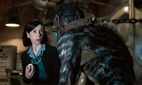 Sally Hawkins and Doug Jones in The Shape of Water, directed by Guillermo del Toro.