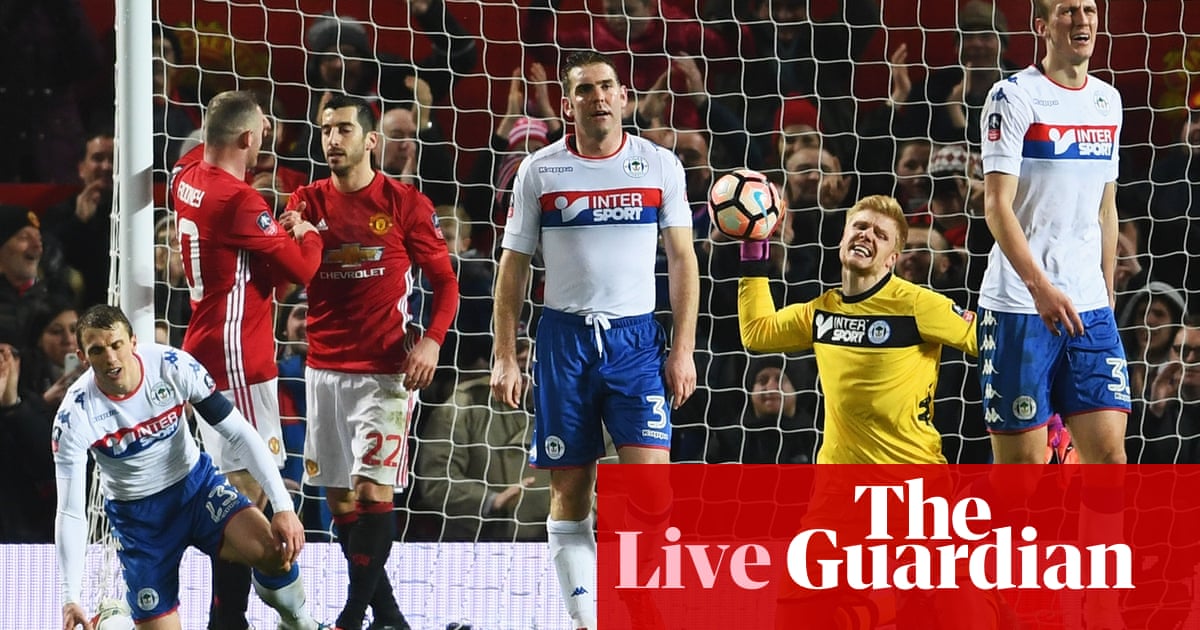 Manchester United 40 Wigan FA Cup as it happened Football The Guardian Manchester United 40 Wigan FA Cup as it happened Football The Guardian